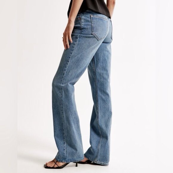 Abercrombie & Fitch Cruve Love The Boot Low Rise Jeans Size 25 S - Picture 4 of 10